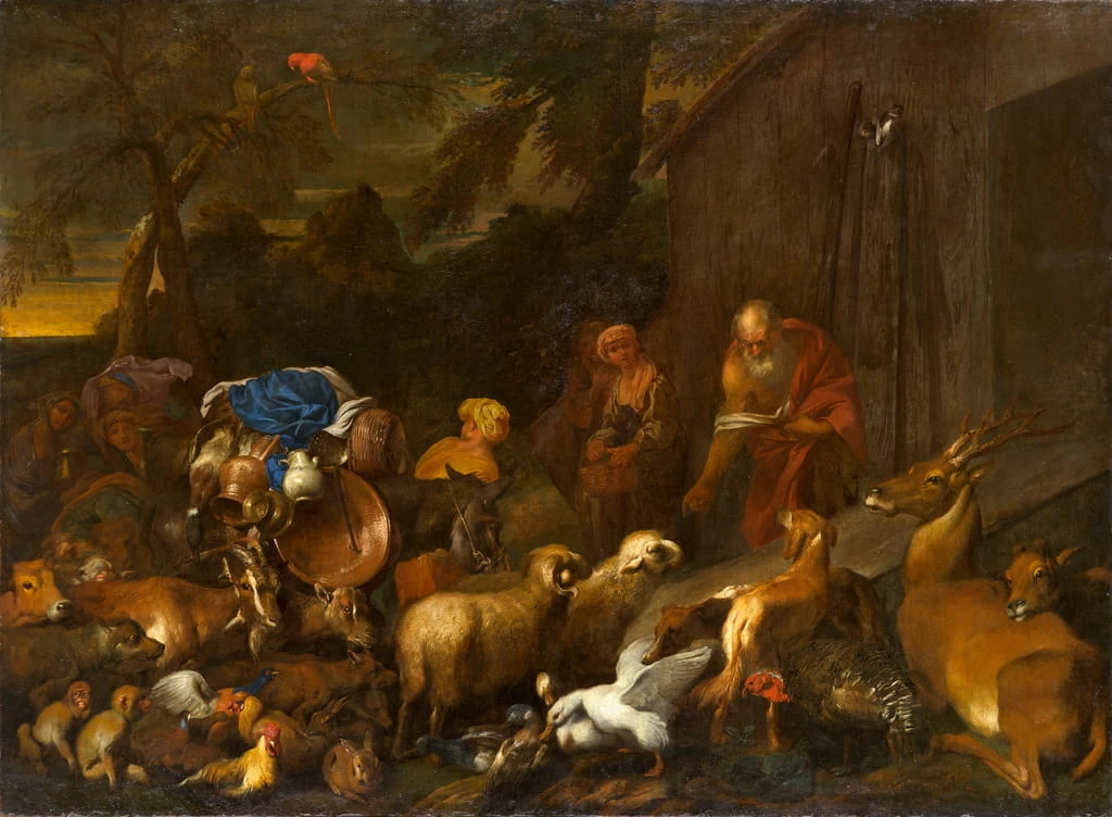 Noè e gli animali che entrano nell'arca - North Carolina Museum of Art, Raleigh